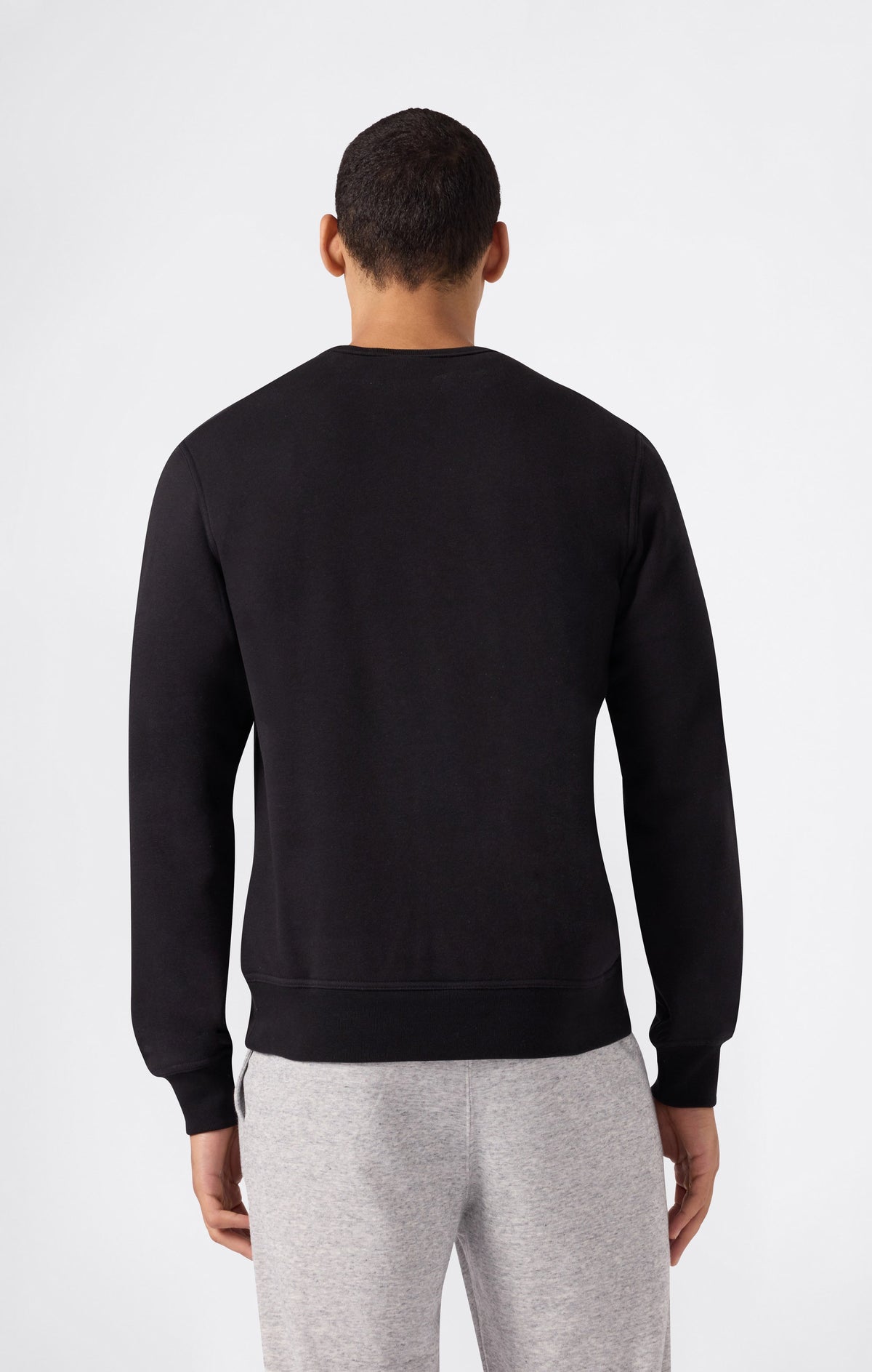 Champion Felpa Girocollo Icons con Logo Ricamato - Nero