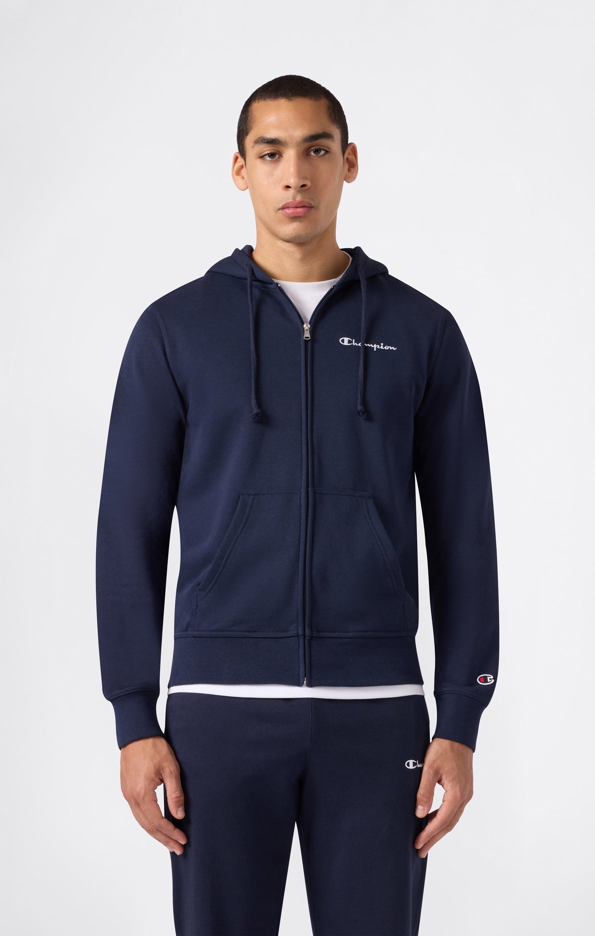Champion Felpa Full Zip Icons - Blu