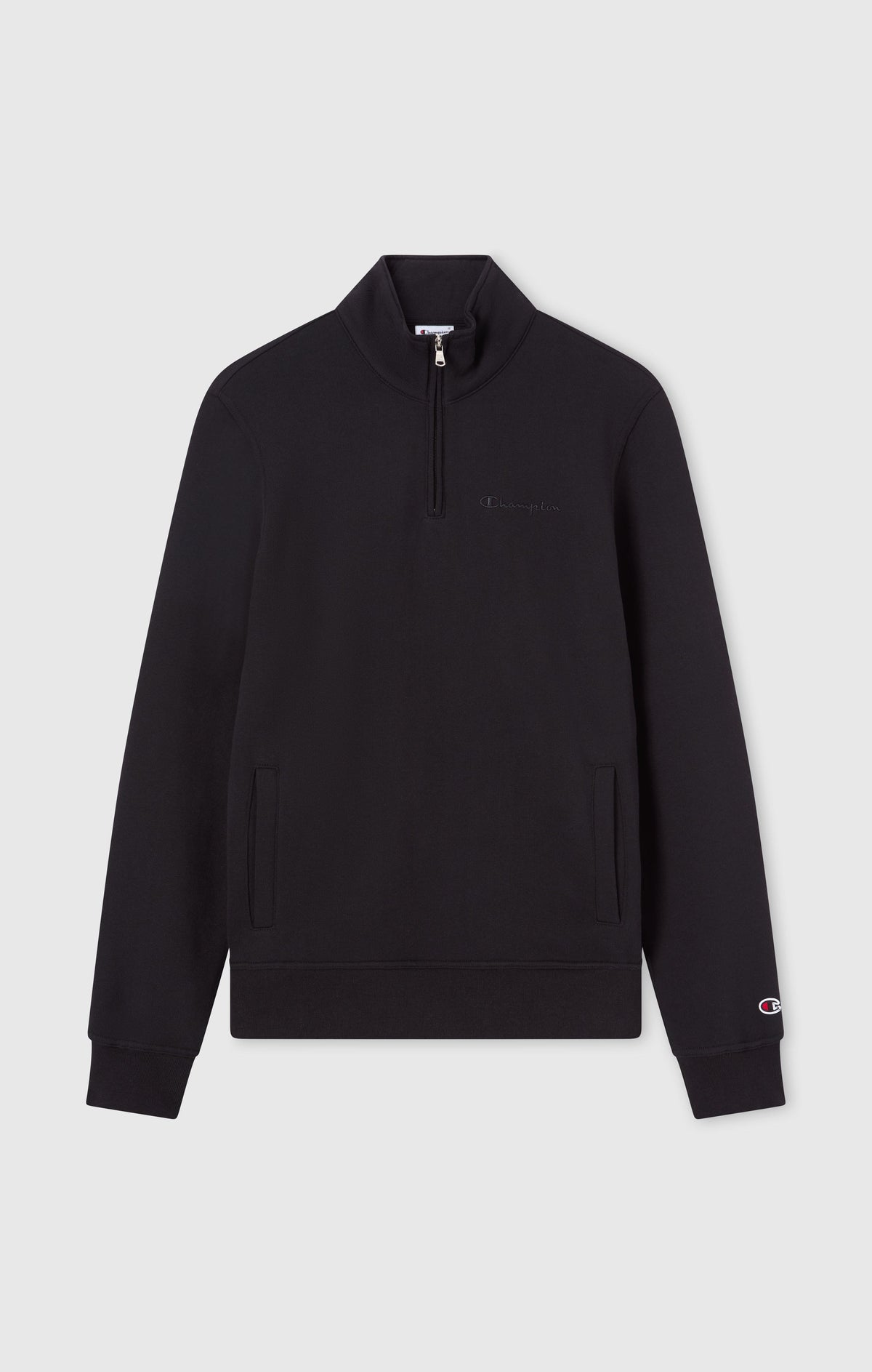 Champion Felpa con Mezza Zip Icons - Nero