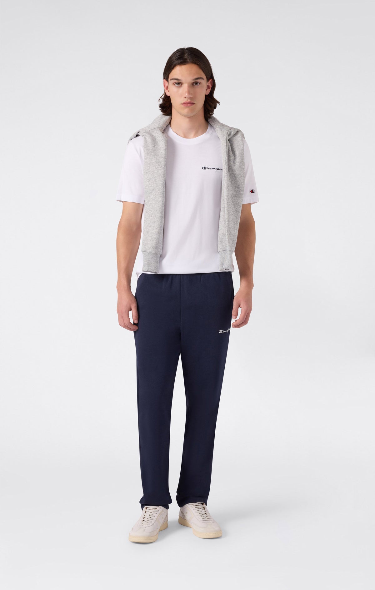 Champion Pantaloni con Fondo Dritto Icons - Blu Navy