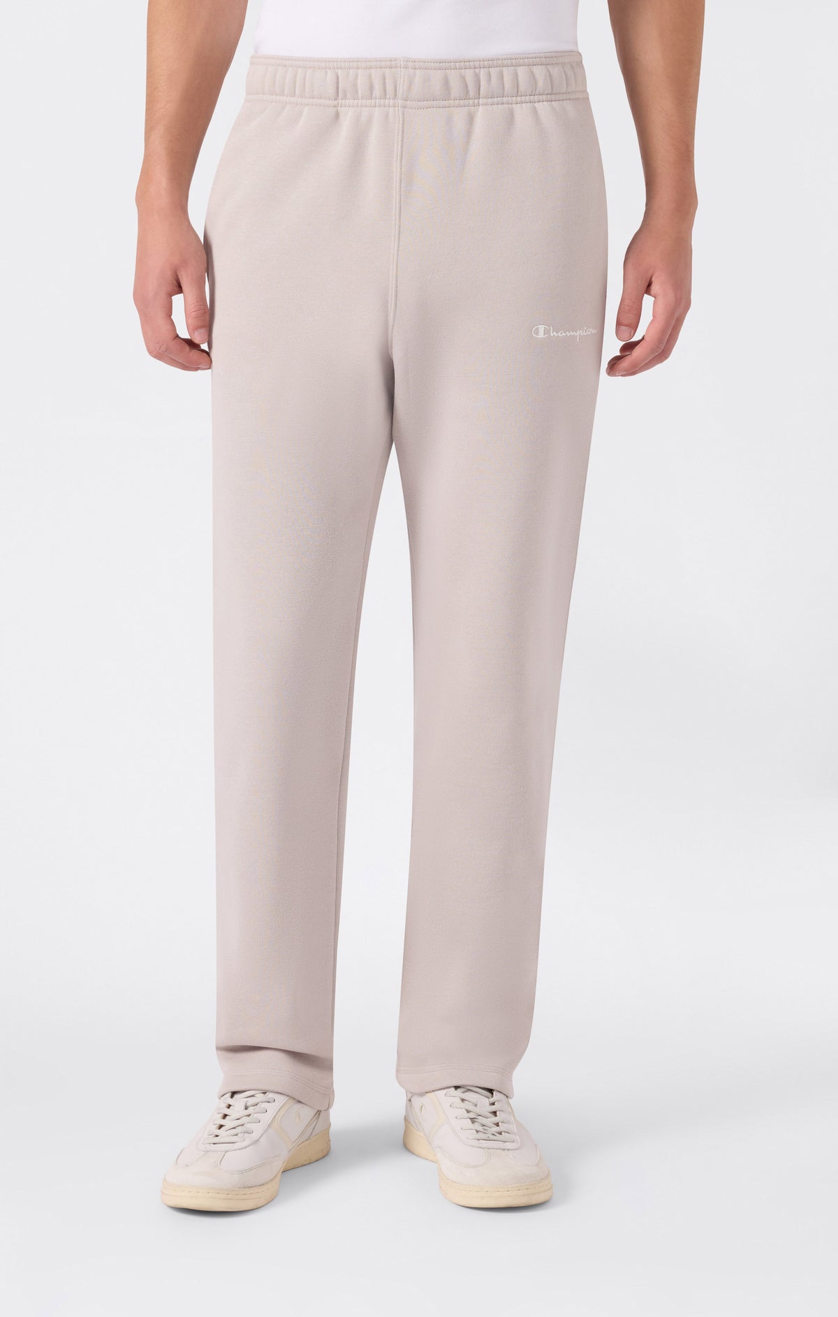 Champion Pantaloni con Fondo Dritto Icons - Grigio Melange