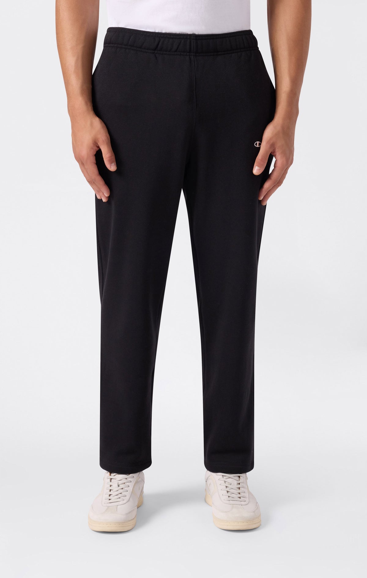 Champion Pantaloni con Fondo Dritto Icons - Nero