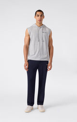 Pantaloni Leggeri con Fondo Dritto Icons - Blu Navy