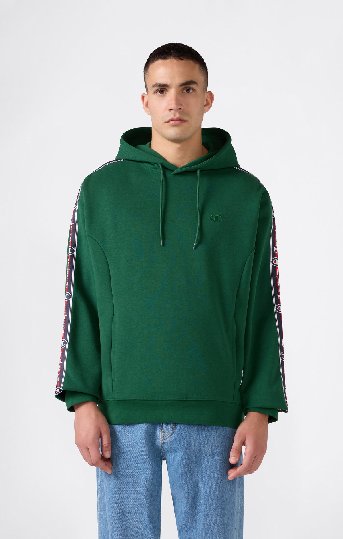 Champion Felpa con Cappuccio - Verde Brillante