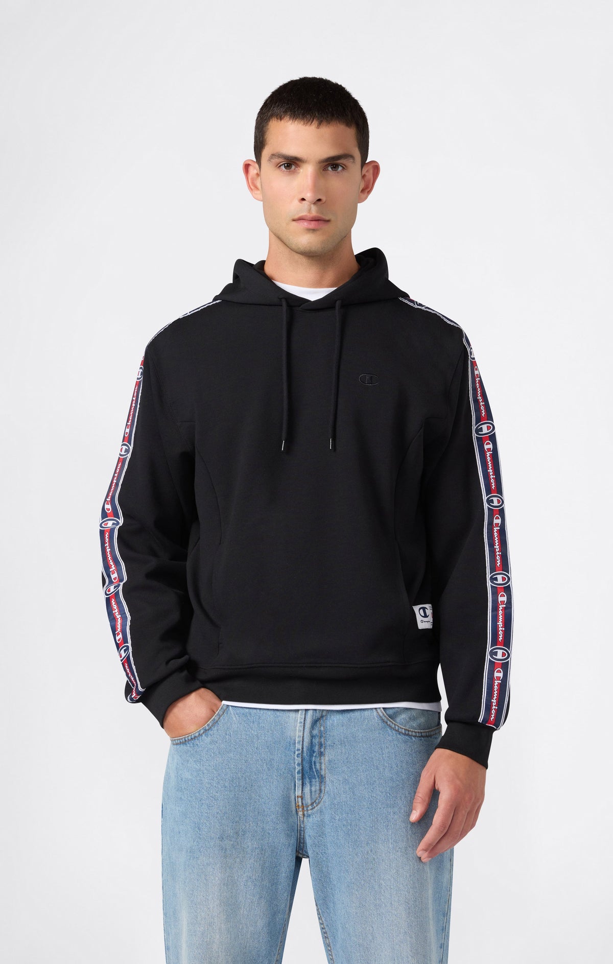 Champion Felpa con Cappuccio - Nero