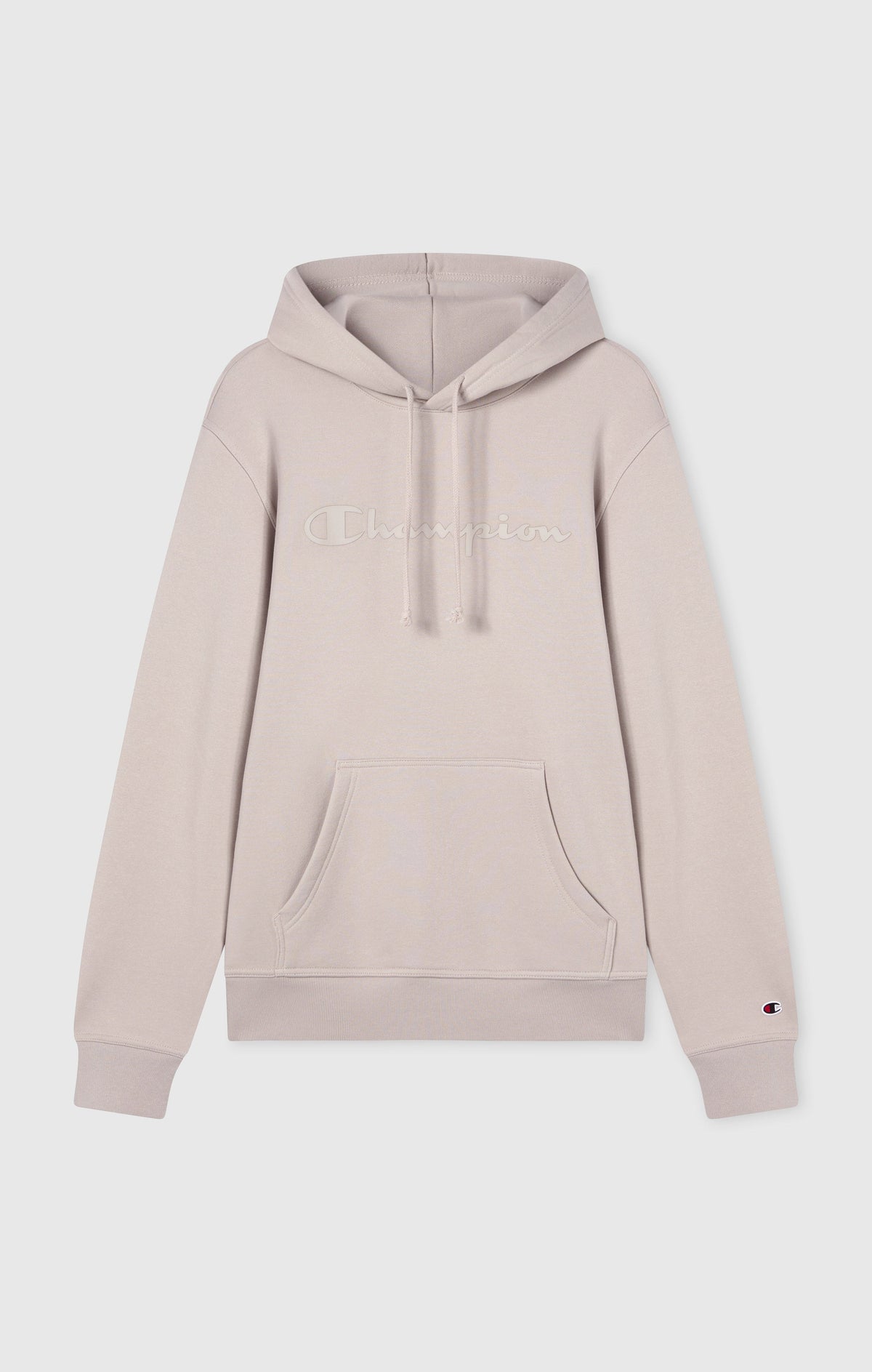 Champion Felpa con Cappuccio e Tasca a Marsupio - Grigio Melange