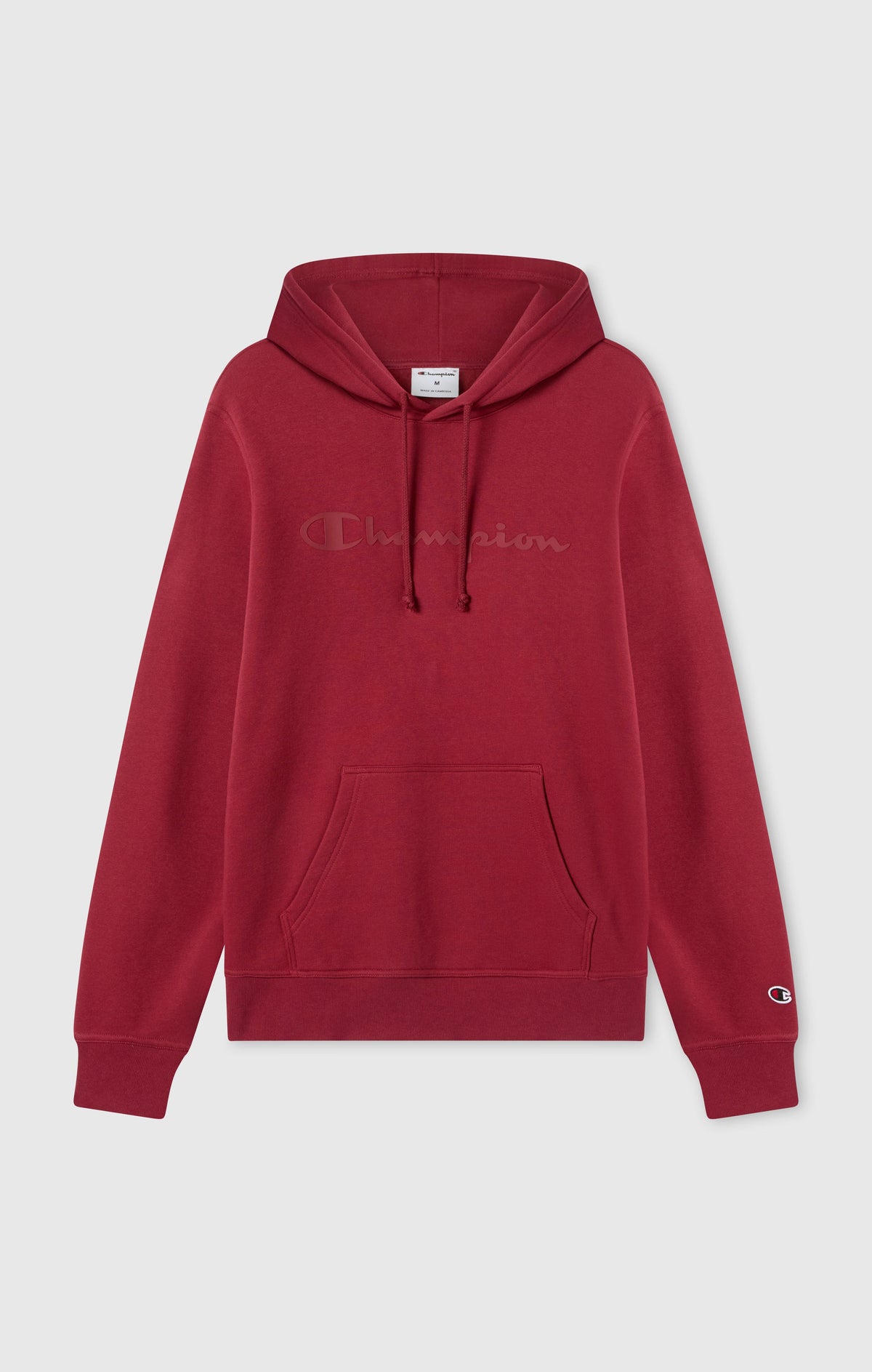 Champion Felpa con Cappuccio e Tasca a Marsupio - Rosso