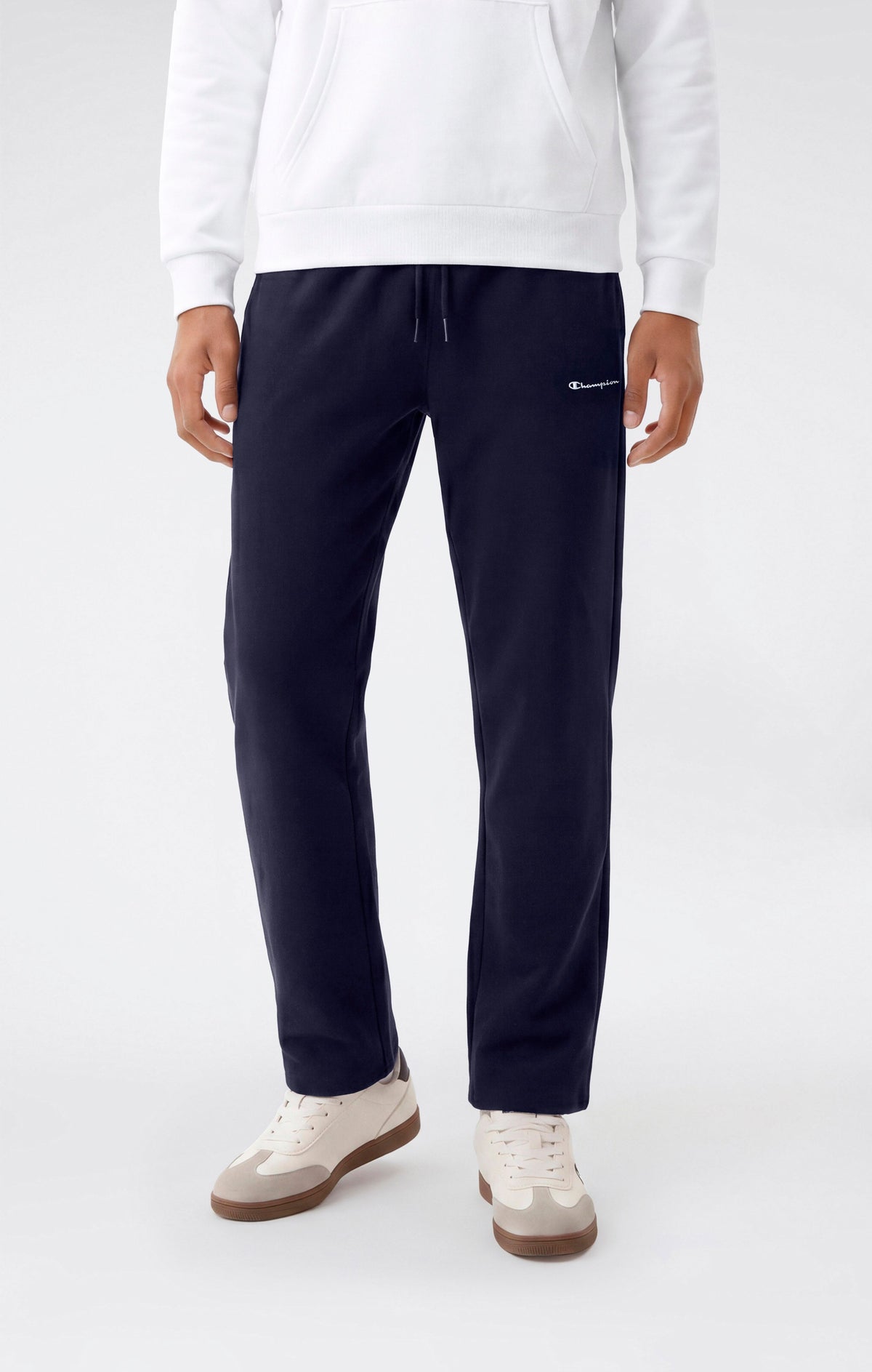 Champion Pantaloni con Fondo Dritto e Interno Garzato - Blu Navy