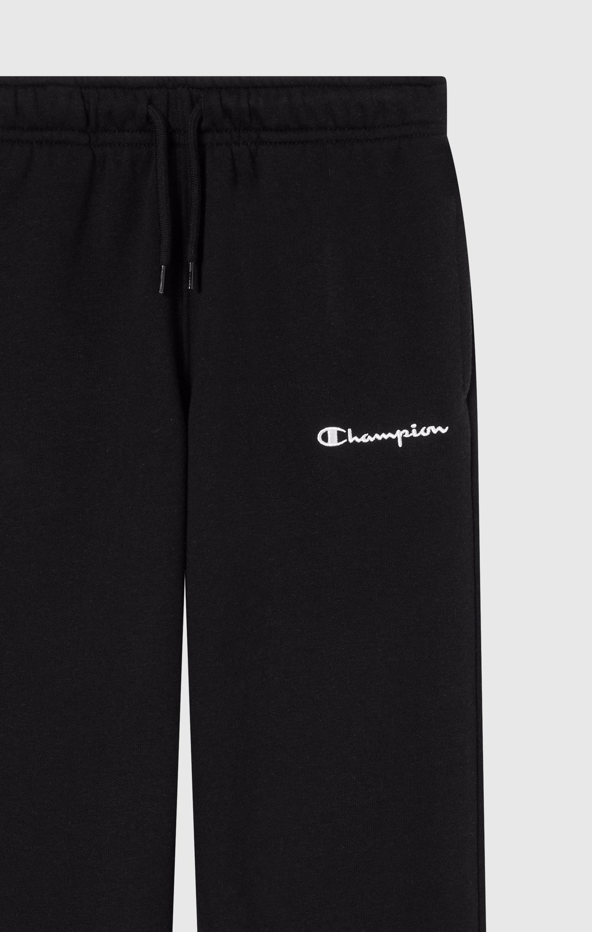 Champion Pantaloni con Fondo Dritto e Interno Garzato - Nero