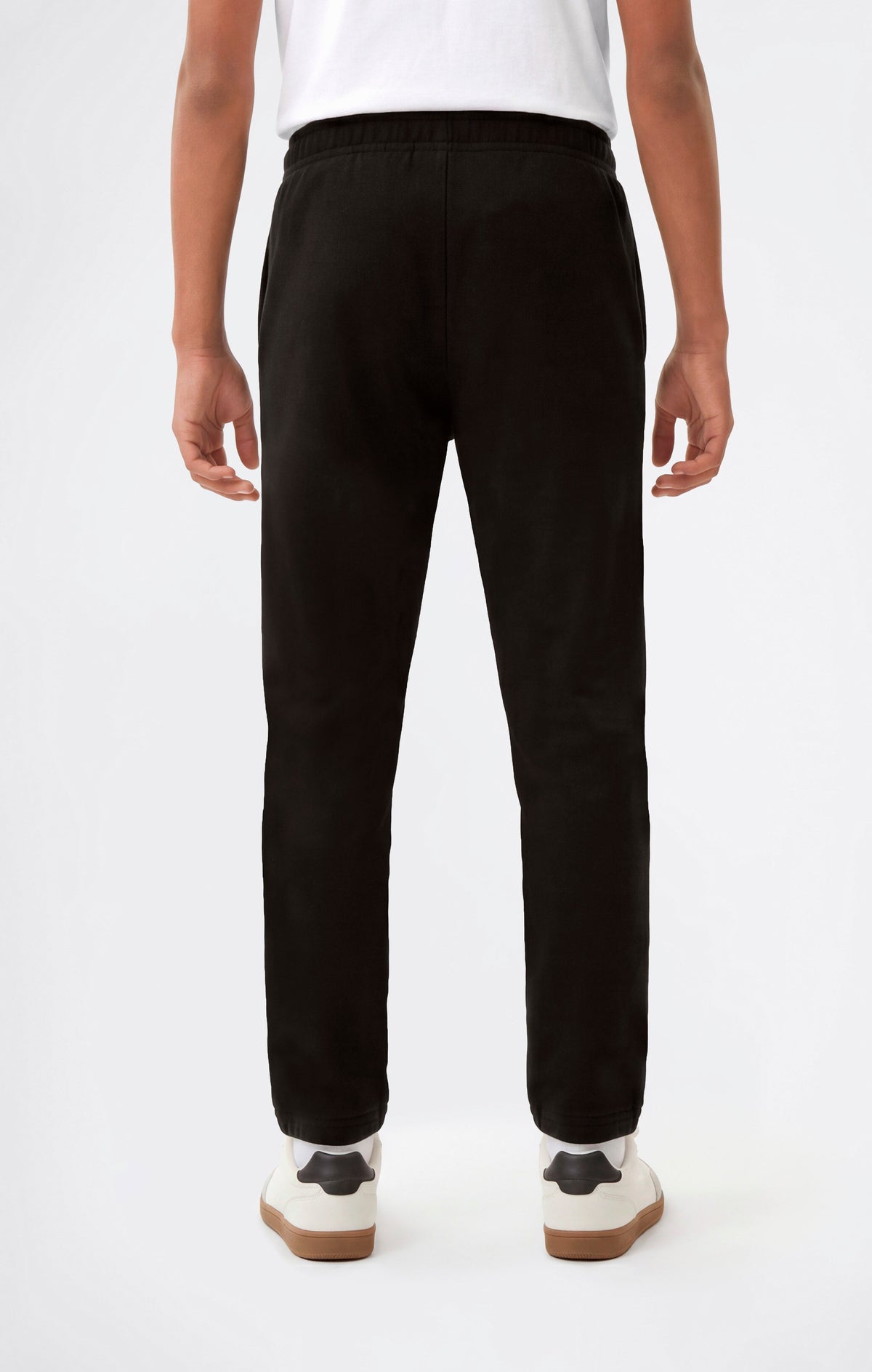 Champion Pantaloni con Fondo Dritto e Interno Garzato - Nero