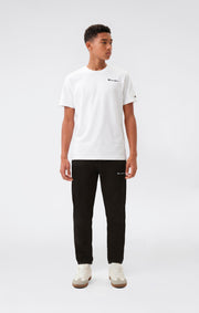 Champion Pantaloni con Fondo Dritto e Interno Garzato - Nero