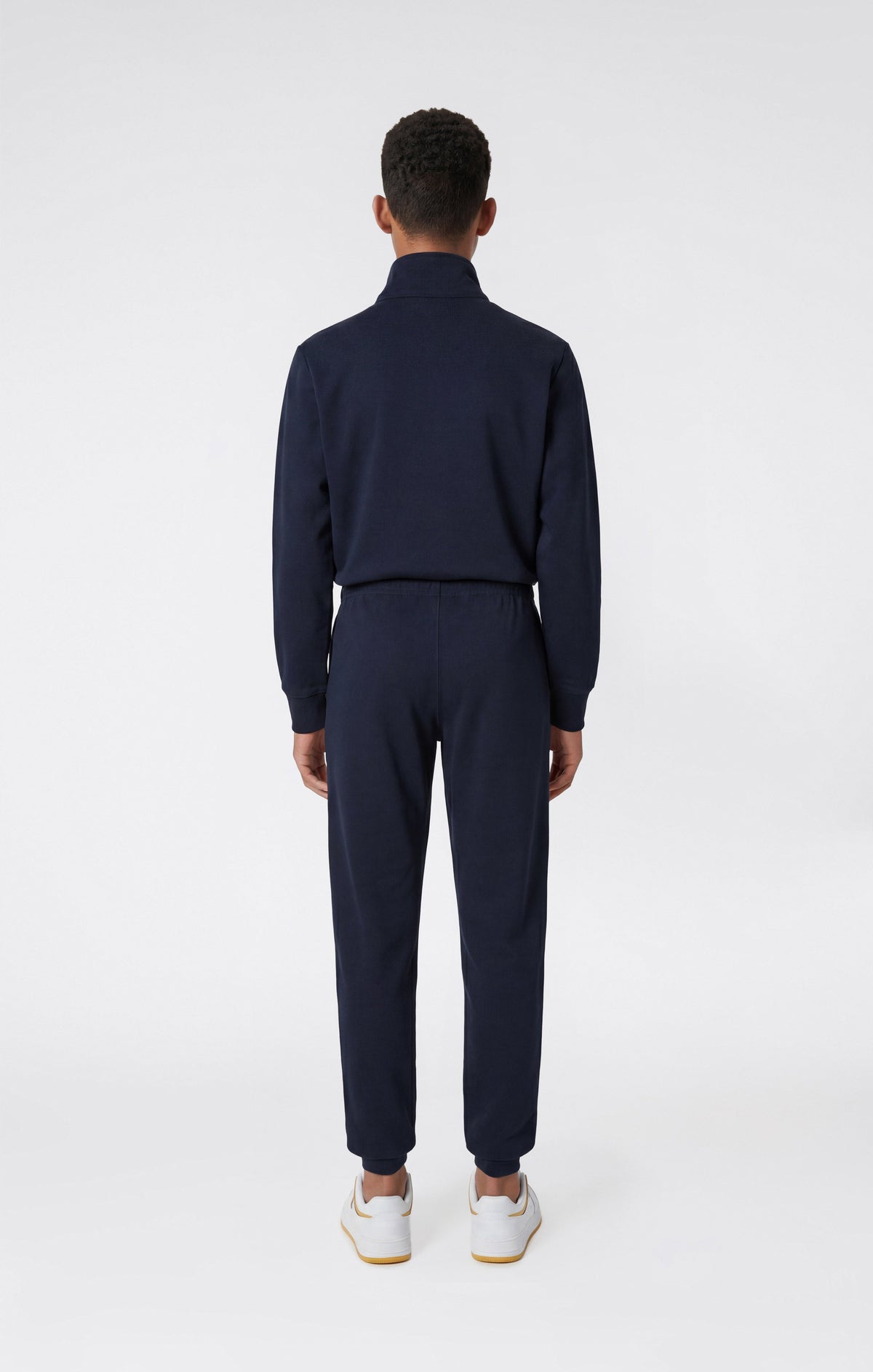 Champion Tuta con Zip Intera in Felpa - Blu Scuro