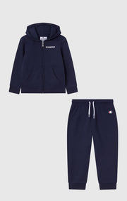 Champion Felpa con Cappuccio Full Zip - Blu Navy