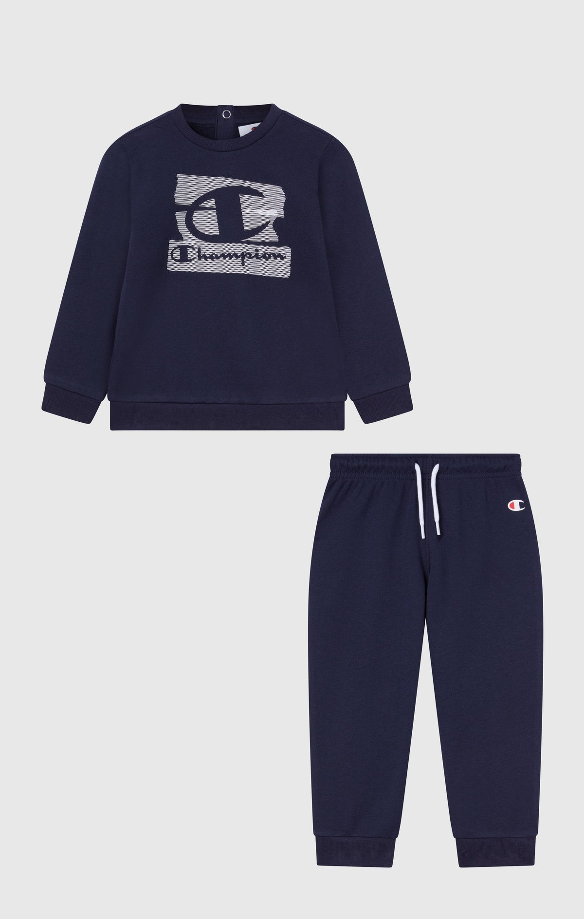 Champion Tuta Girocollo con Grafica - Blu Navy
