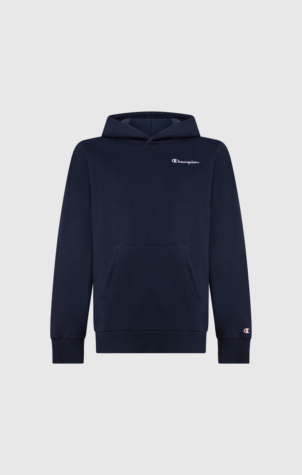 Champion Felpa Cappuccio con Piccole Icone Ricamate - Blu Navy