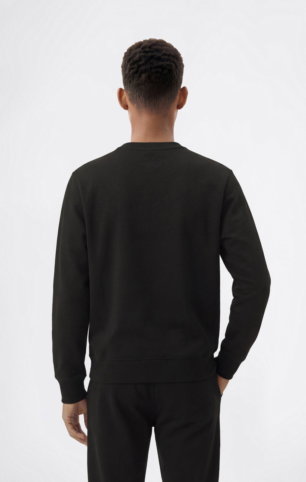Champion Felpa Girocollo in Felpa Icons - Nero