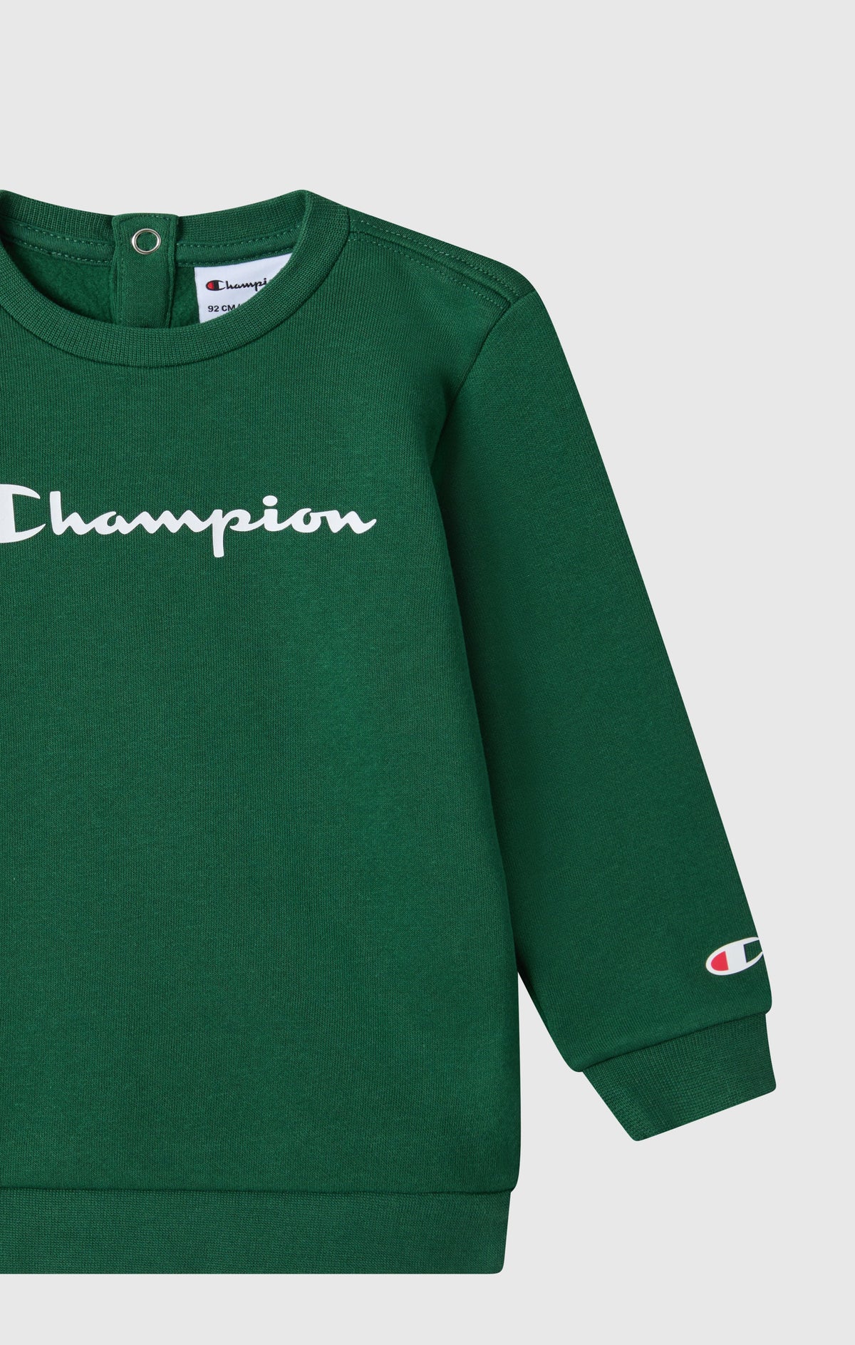 Champion Tuta Girocollo in Felpa Icons - Verde Brillante