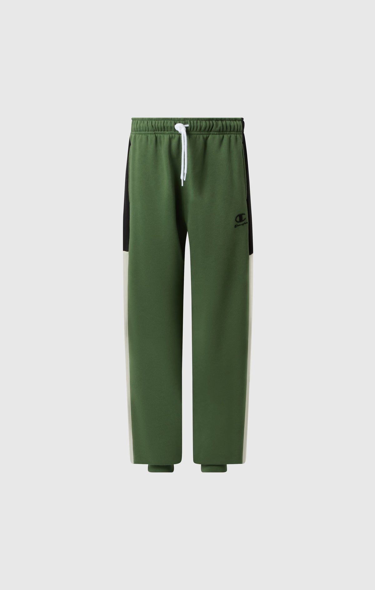Champion Pantaloni con Polsini a Costine e Interno Felpato - Verde Militare