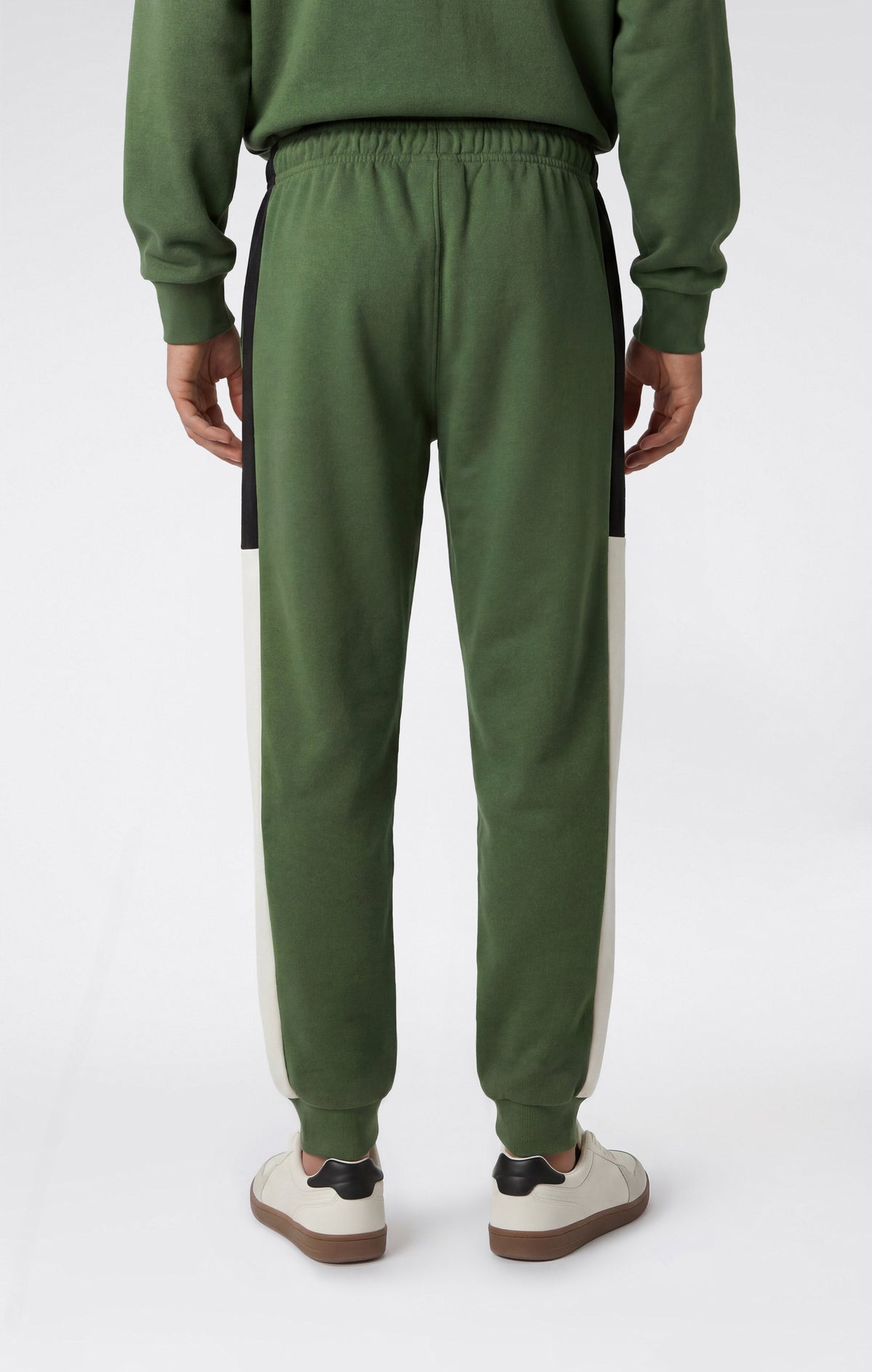 Champion Pantaloni con Polsini a Costine e Interno Felpato - Verde Militare