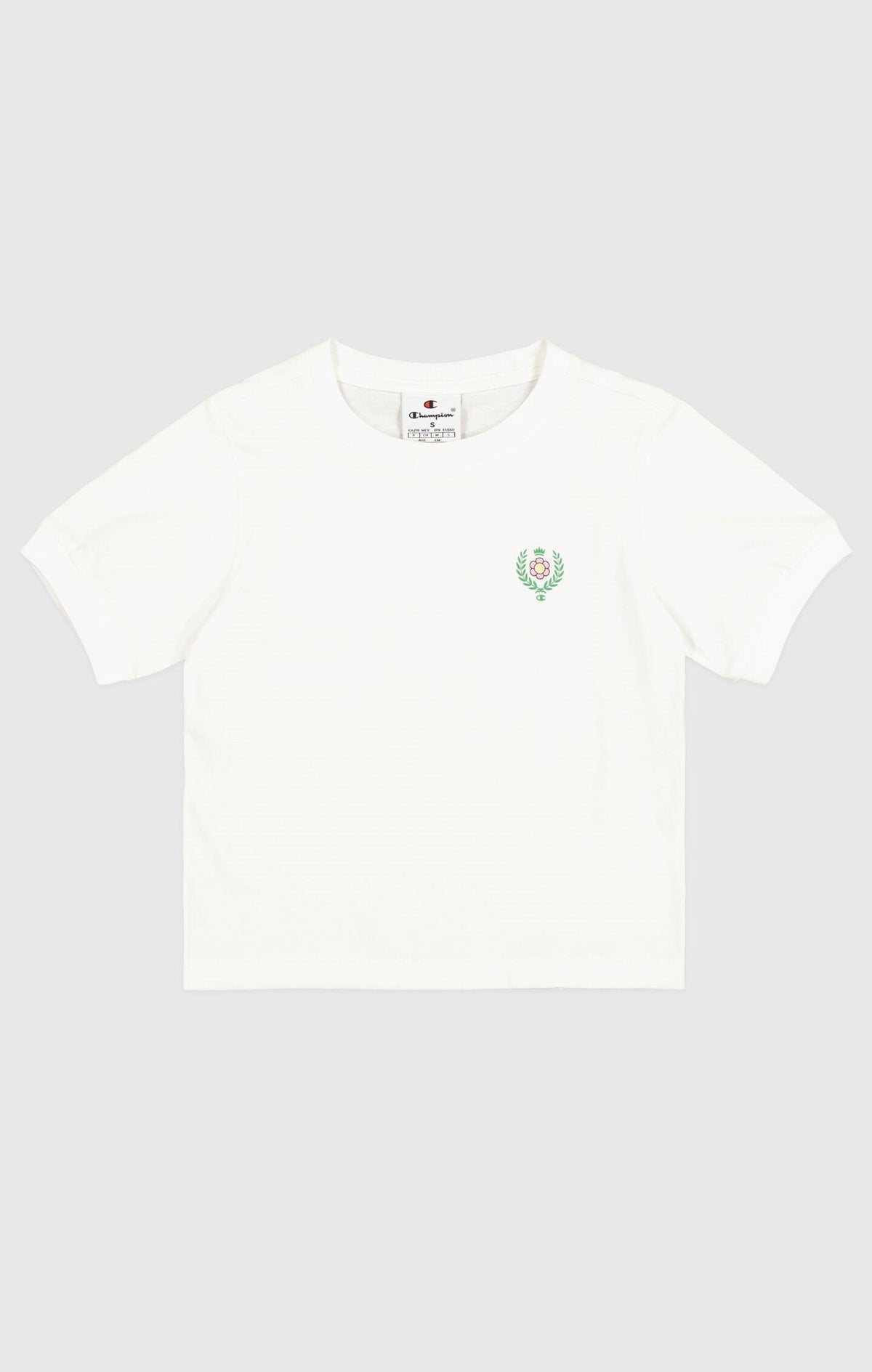 Champion T-Shirt con Logo - Bianco