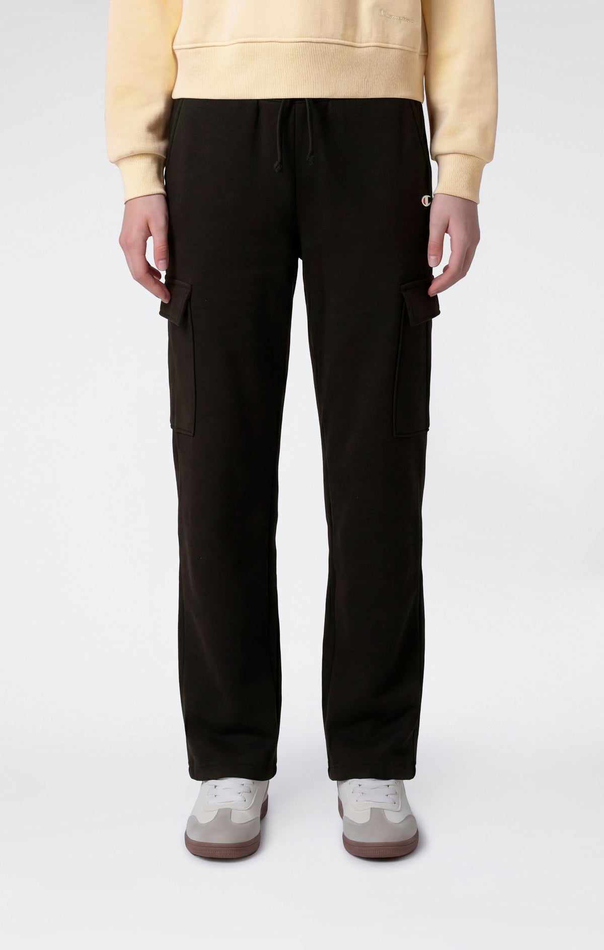 Champion Pantaloni Cargo in Felpa Icons - Nero