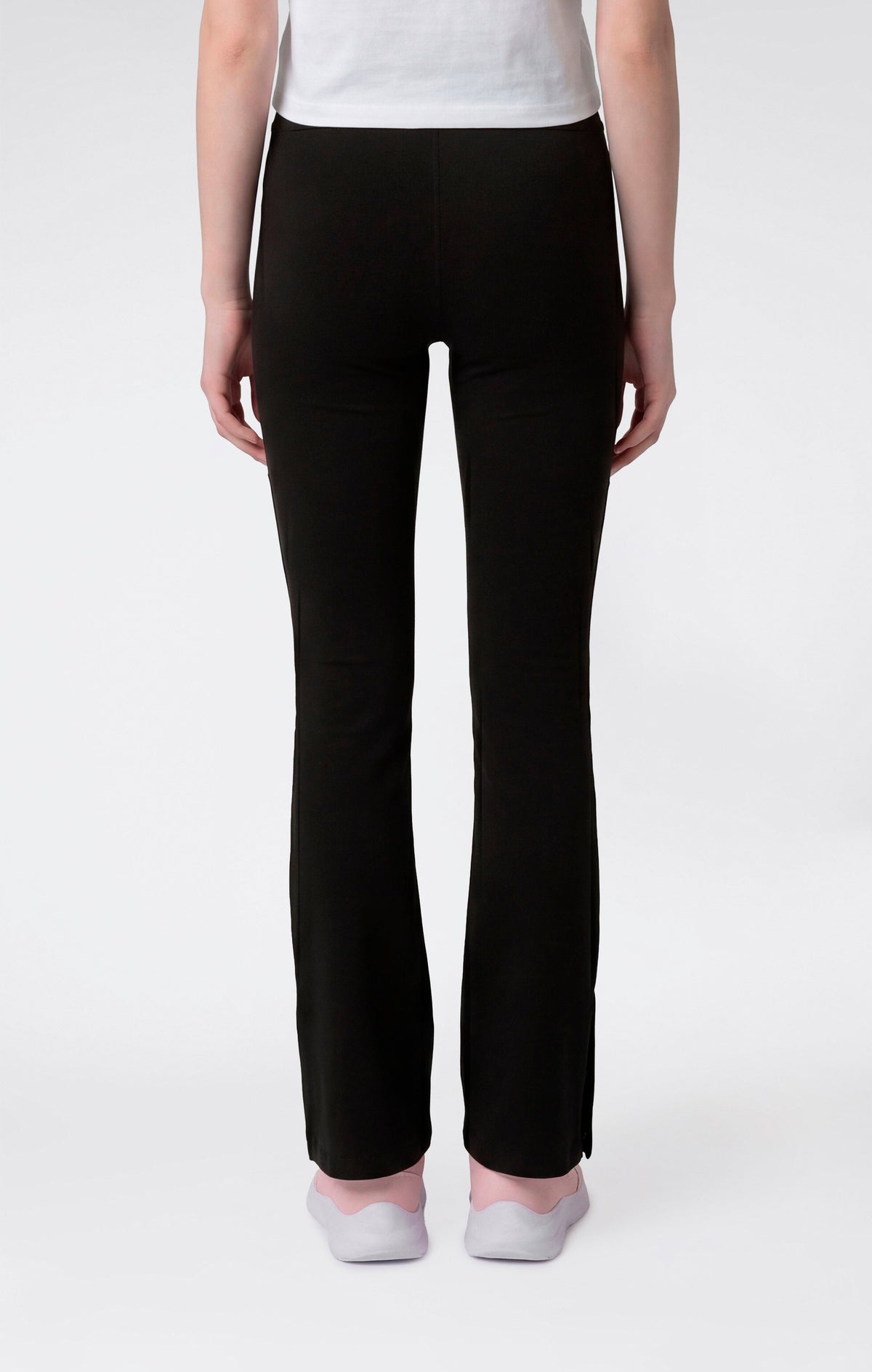 Champion Leggings Flare in Cotone Stretch - Nero