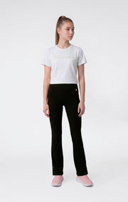 Champion Leggings Flare in Cotone Stretch - Nero