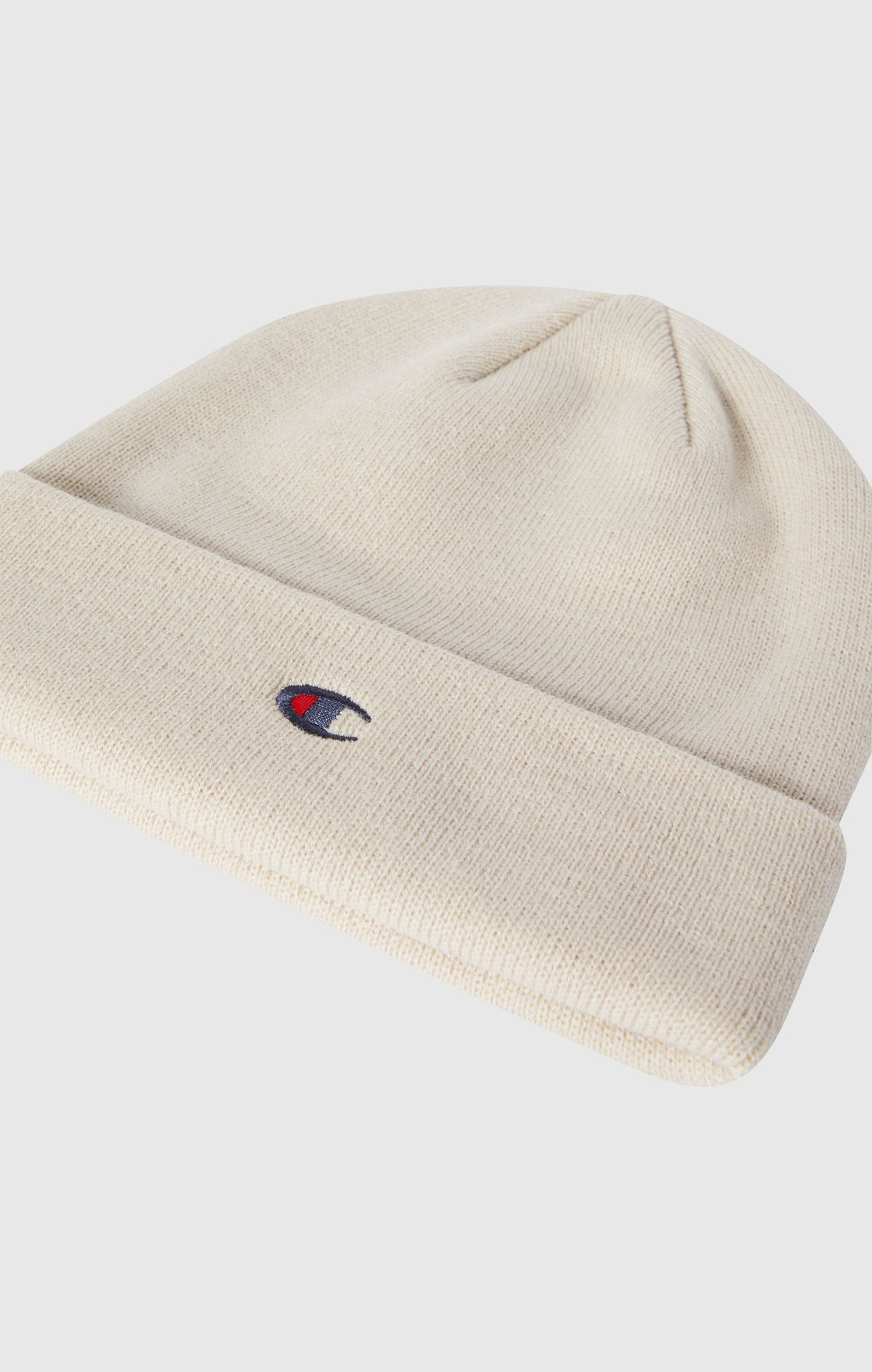 Champion Berretto con Logo C Ricamato - Bianco