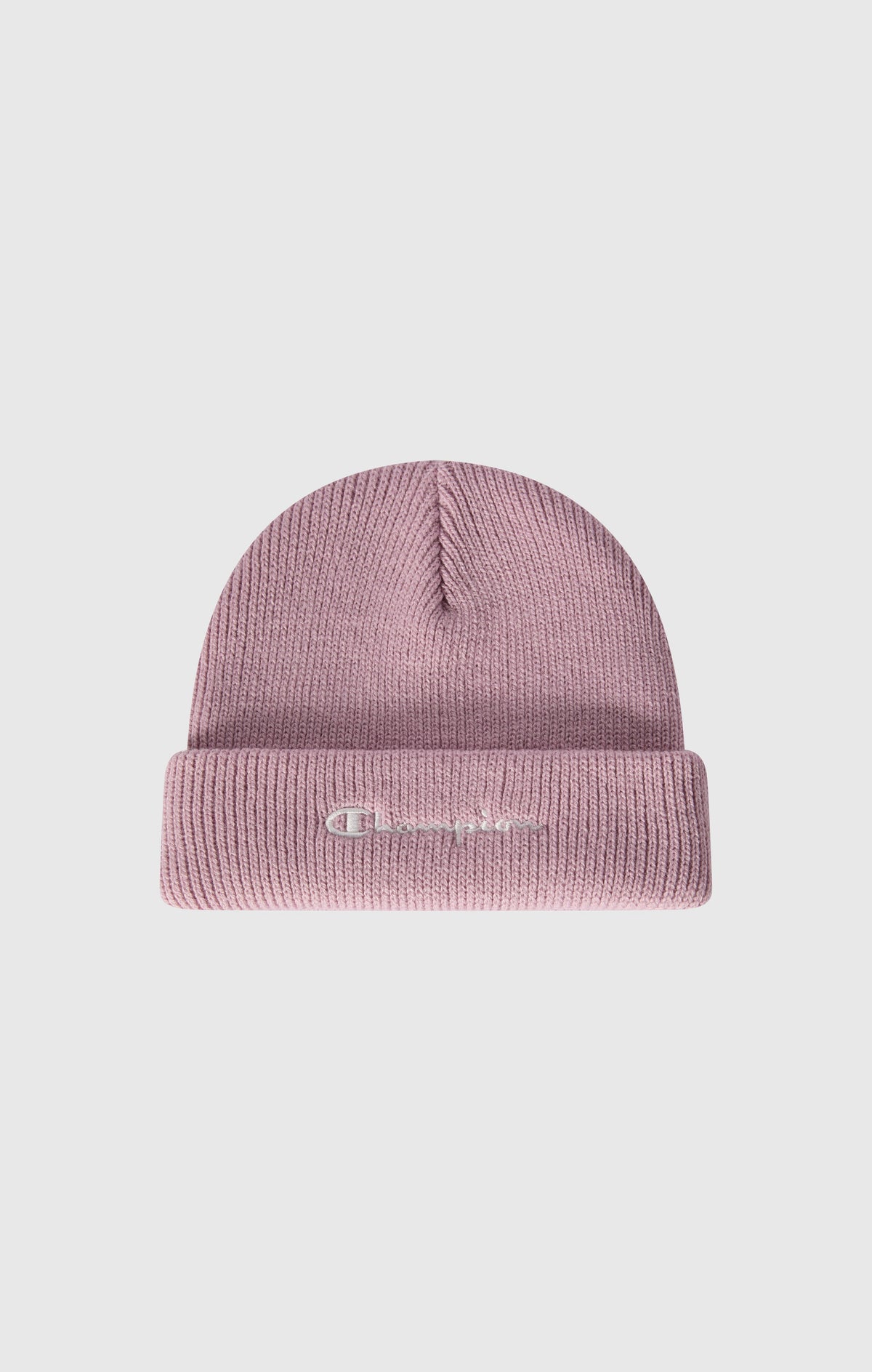 Champion Berretto con Risvolto e Logo Ricamato - Rosa