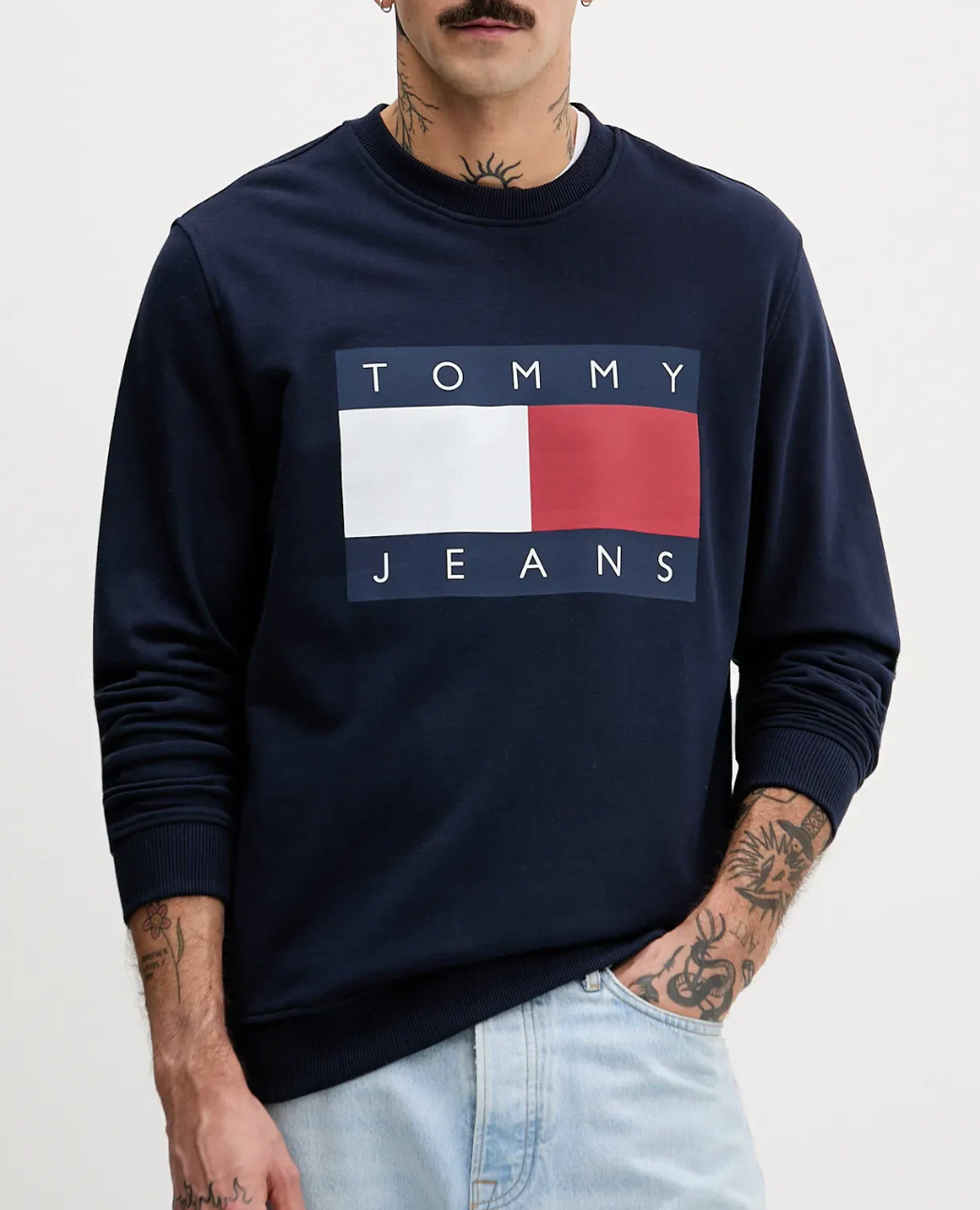 Felpa Maxi Logo - Dark Blue