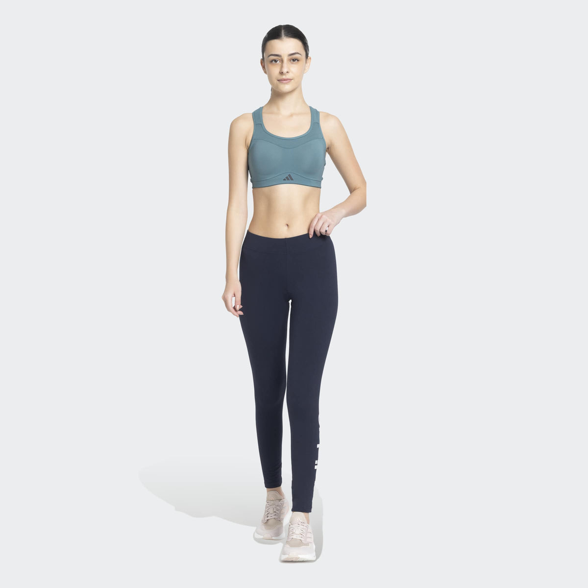 Adidas Leggings Essentials Linear Blu