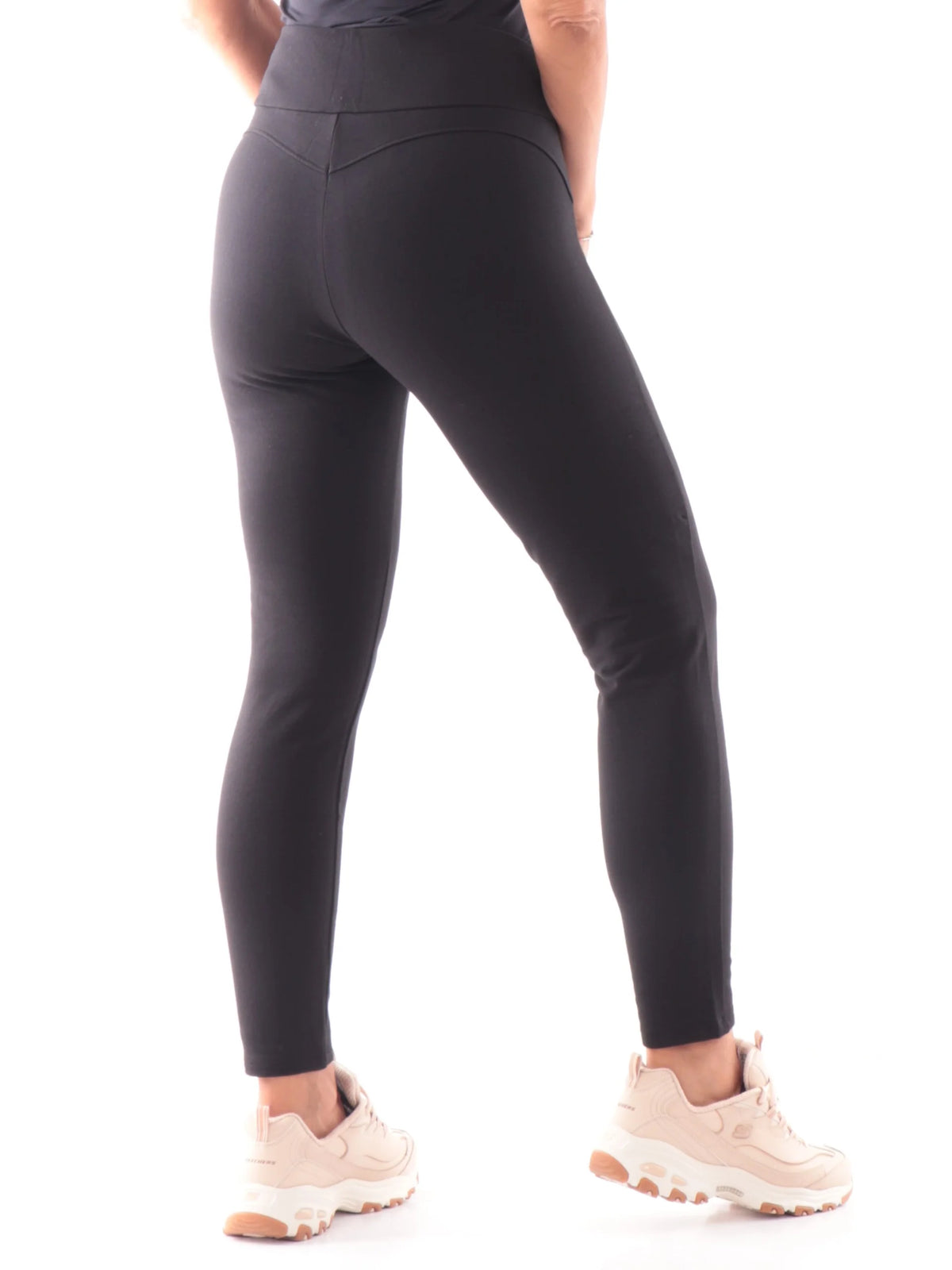 Leggings Soft Touch a Vita Regular in Felpa Elastica