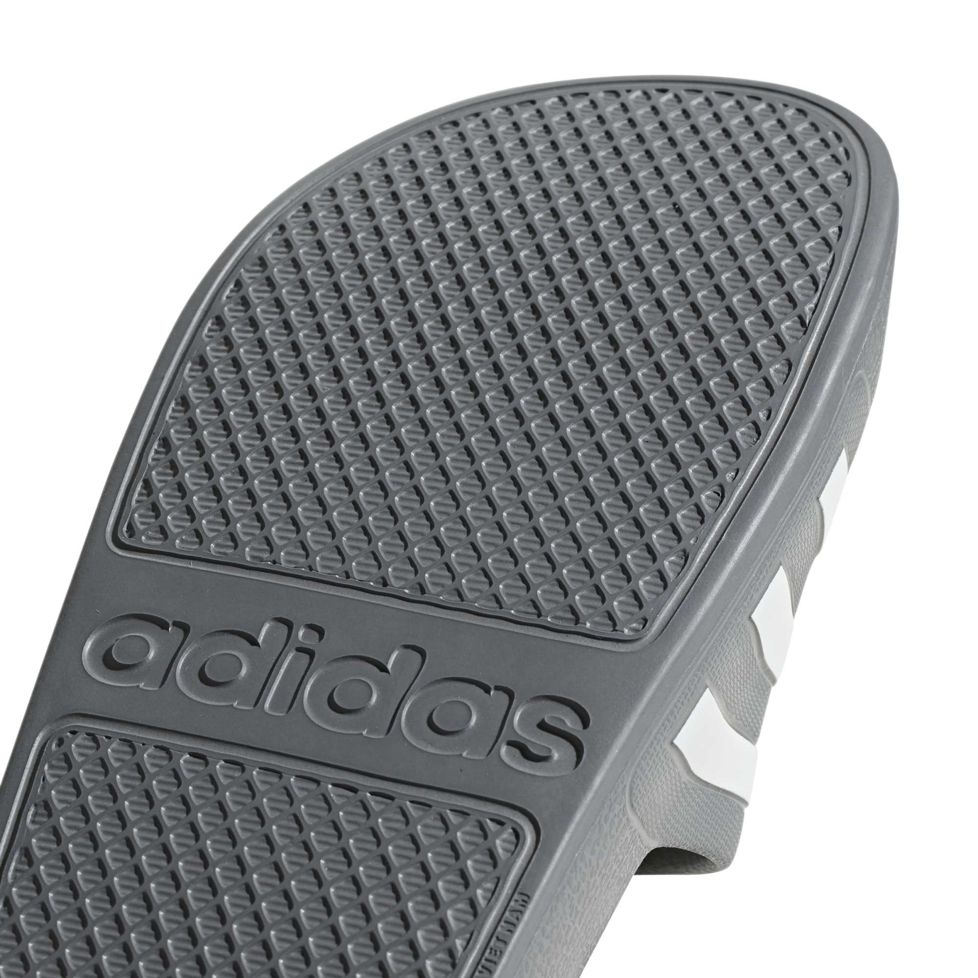 Ciabatte adilette Aqua - Grigio / Bianco