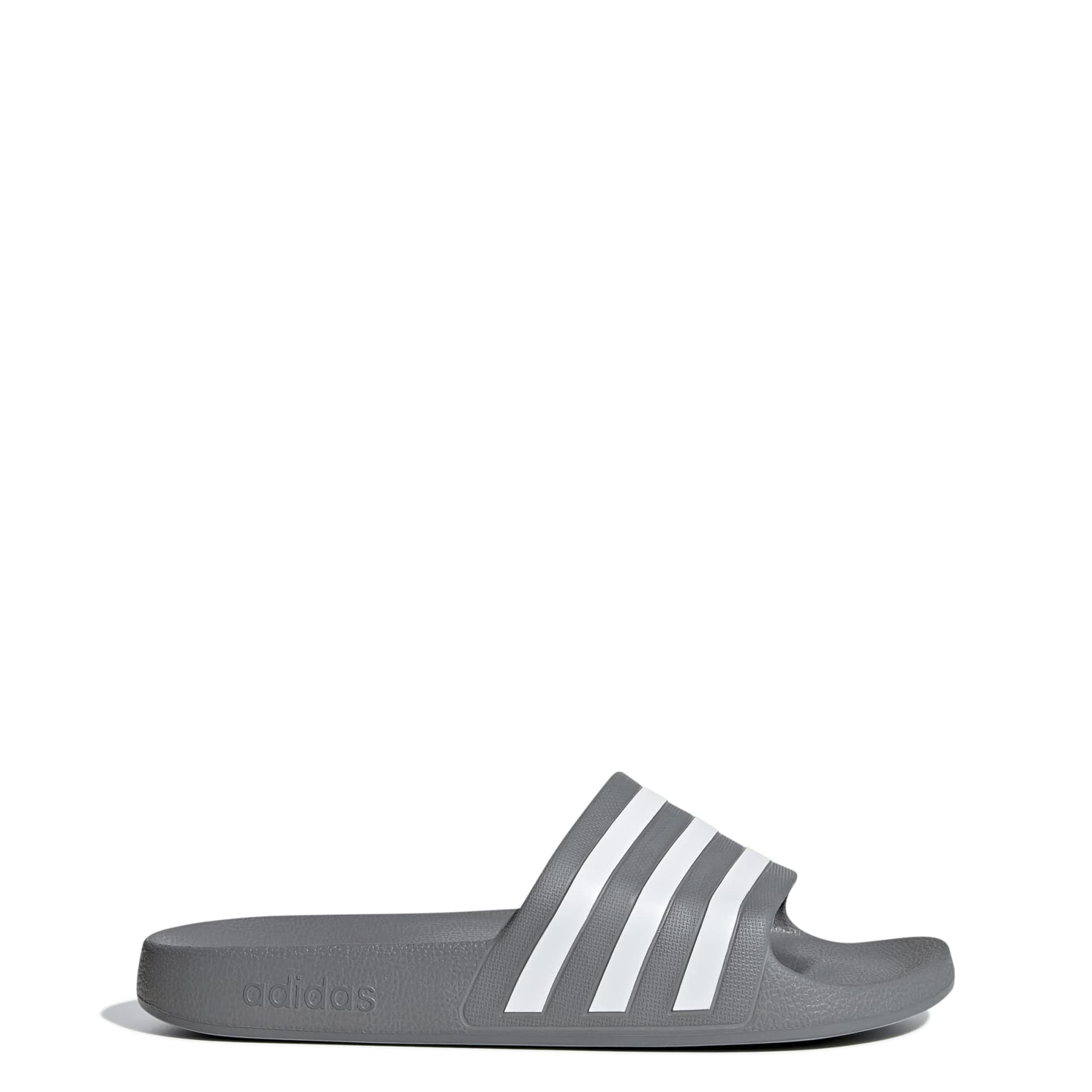 Ciabatte adilette Aqua - Grigio / Bianco