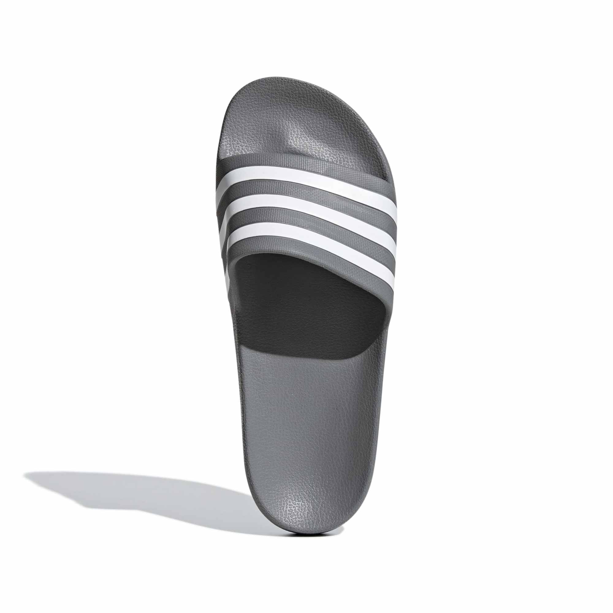 Ciabatte adilette Aqua - Grigio / Bianco