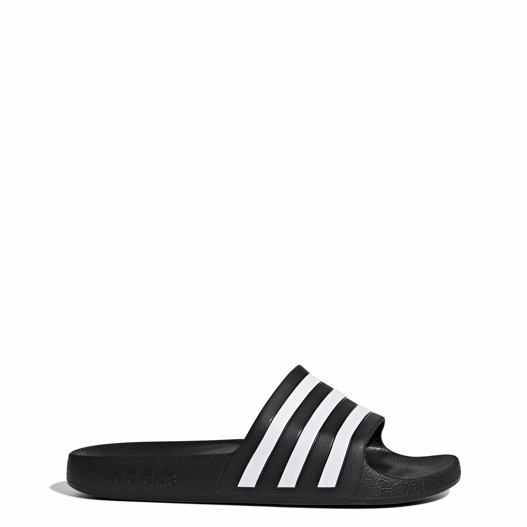 Ciabatte adilette Aqua - Nero / Bianco