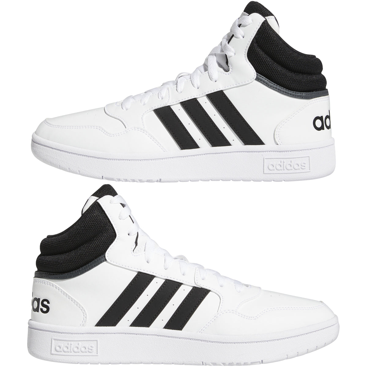 Adidas Scarpe Hoops 3.0 Mid Classic Vintage Nero
