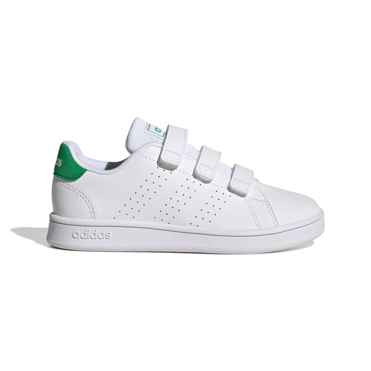 Adidas Scarpe Advantage Court Lifestyle con Chiusura A Strappo Bianco
