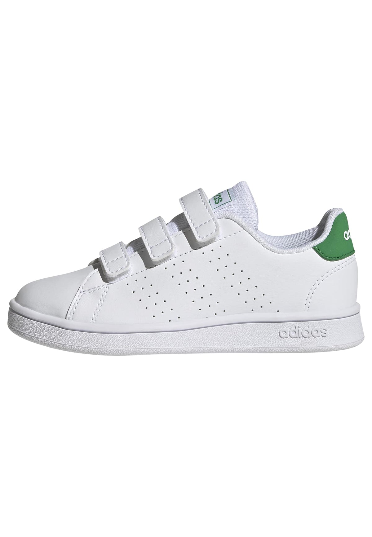 Adidas Scarpe Advantage Court Lifestyle con Chiusura A Strappo Bianco
