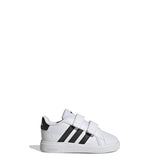 Scarpe Grand Court Lifestyle Hook and Loop - Bianco