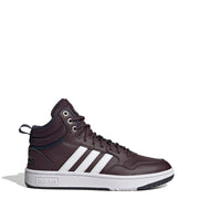 Adidas Scarpe Hoops 3.0 Mid Lifestyle Basketball Classic Fur Lining Winterized Rosso
