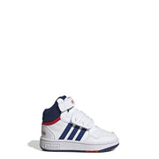 Adidas Scarpe Hoops Mid Bianco
