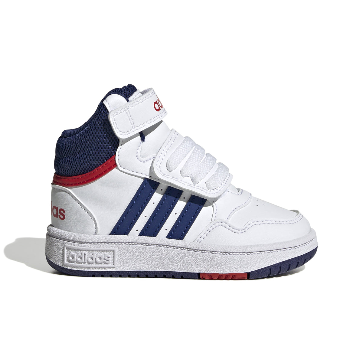 Adidas Scarpe Hoops Mid Bianco