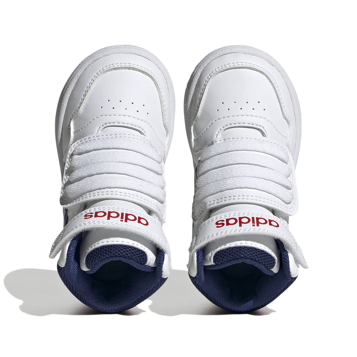 Adidas Scarpe Hoops Mid Bianco