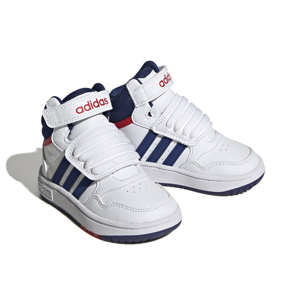 Adidas Scarpe Hoops Mid Bianco