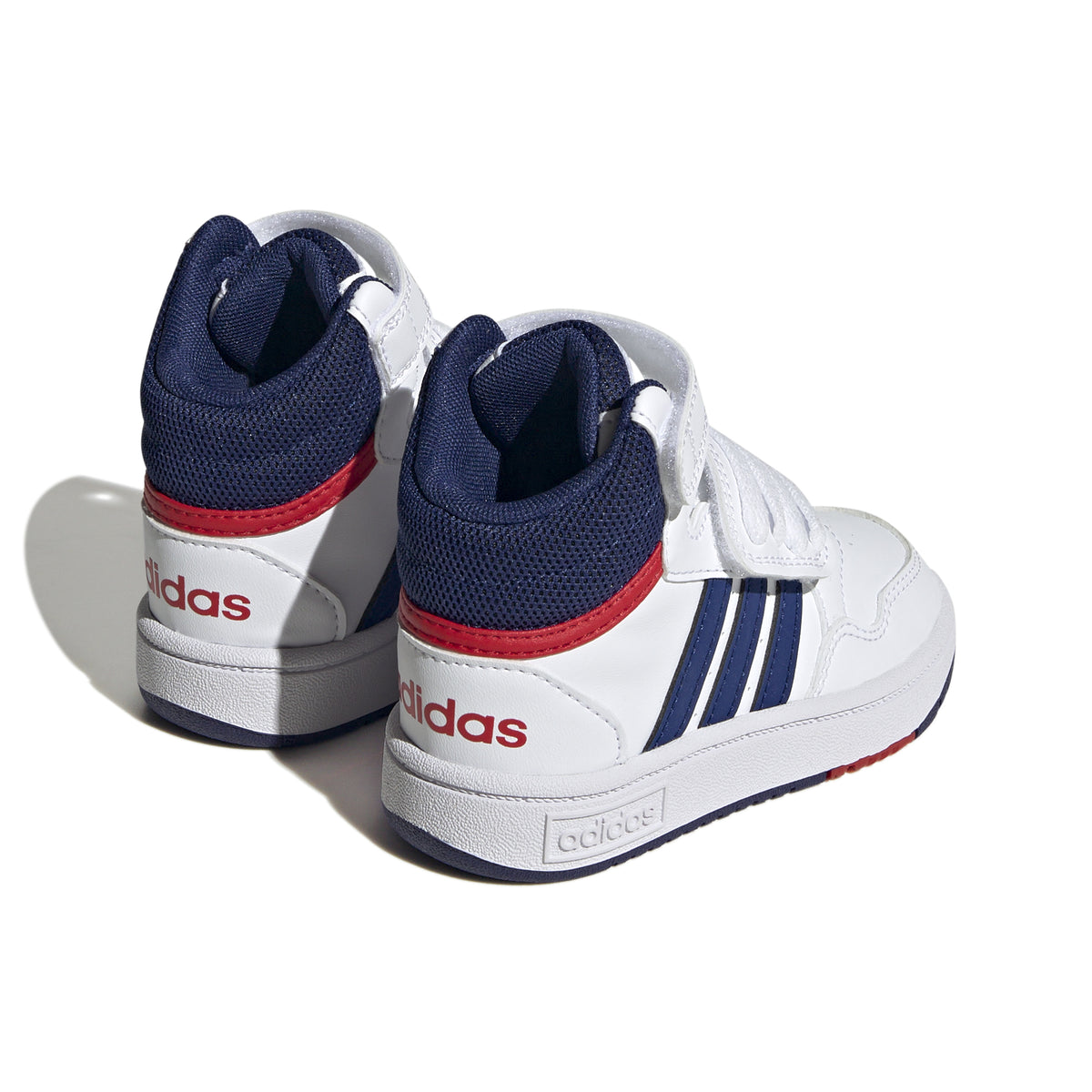 Adidas Scarpe Hoops Mid Bianco