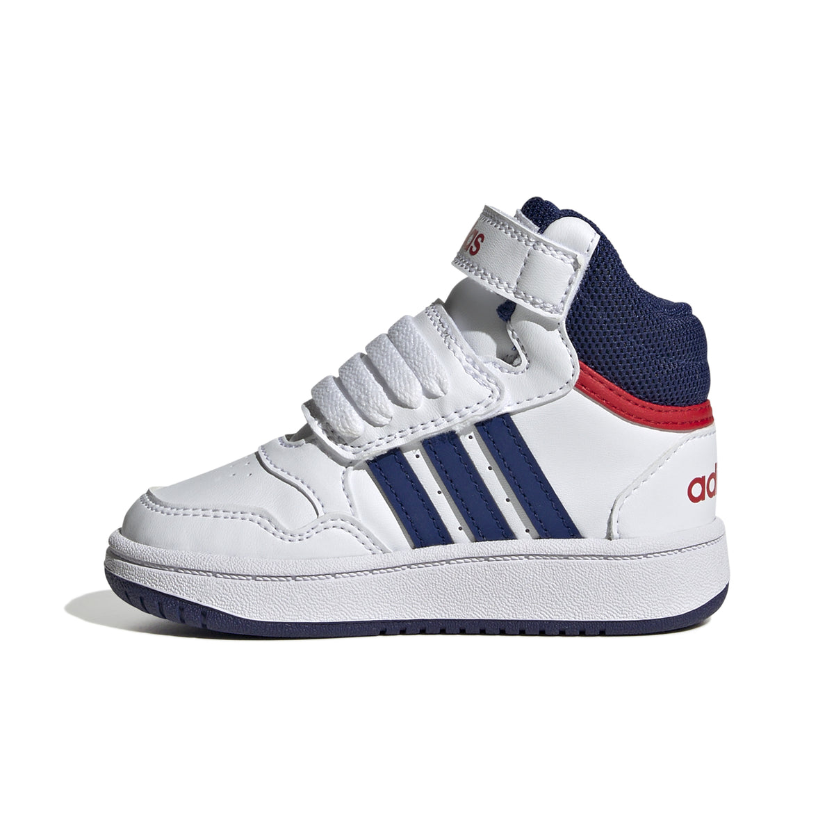 Adidas Scarpe Hoops Mid Bianco