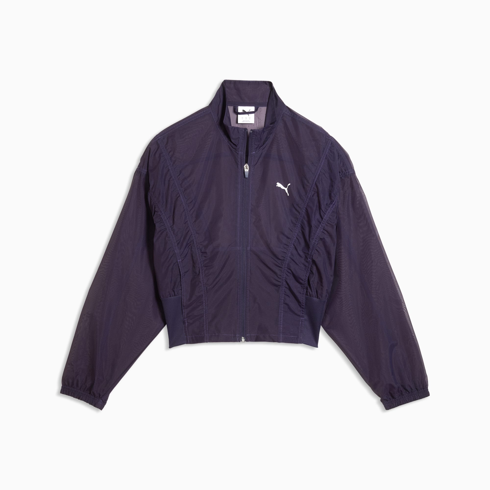 Dare TO Oversized Woven Jacket - Deep Plum