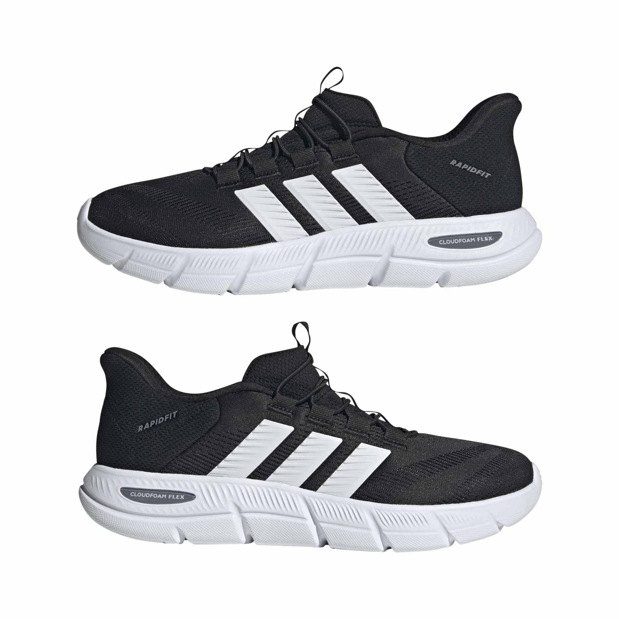 Scarpe Cloudfoam Flex Rapidfit - Nero / Bianco / Grigio