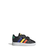 Scarpe Grand Court Lifestyle Hook and Loop - Nero